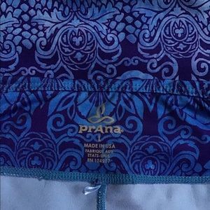 Prana Yoga Leggings Royal Blues Large Capri